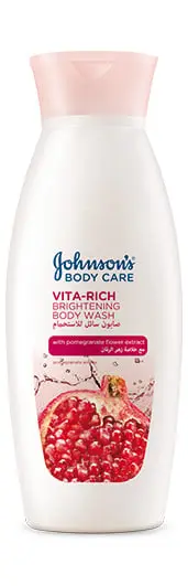 عبوة غسول الجسم جونسون VITA-RICH بالرمان